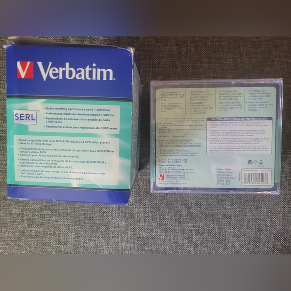 NEW DVDS-RW 2 X Re-Recordable, 8 in total,still in plastic wrap. - Picture 5 of 5